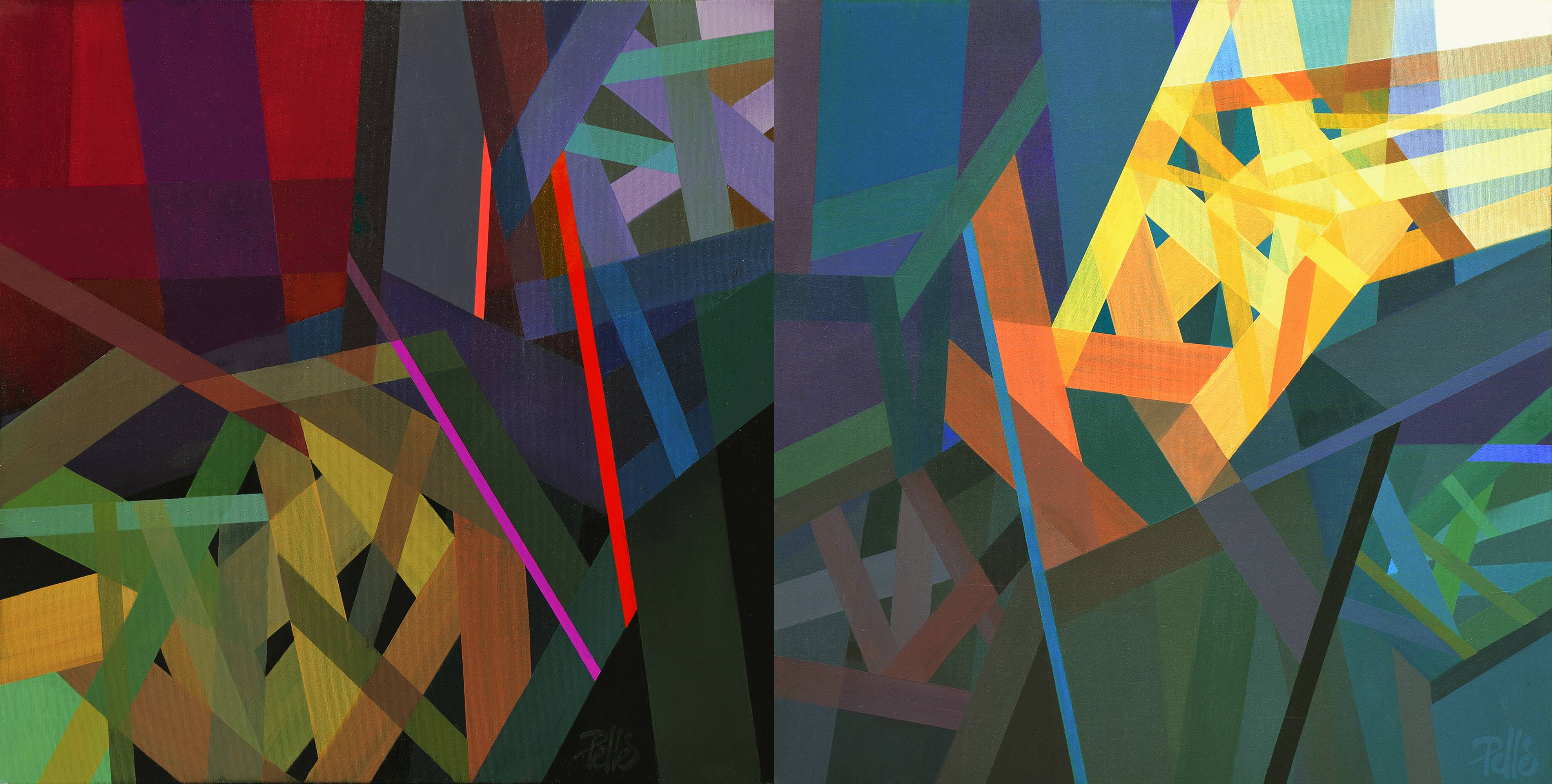 My days V. / diptych - BY ROBERT PELLES