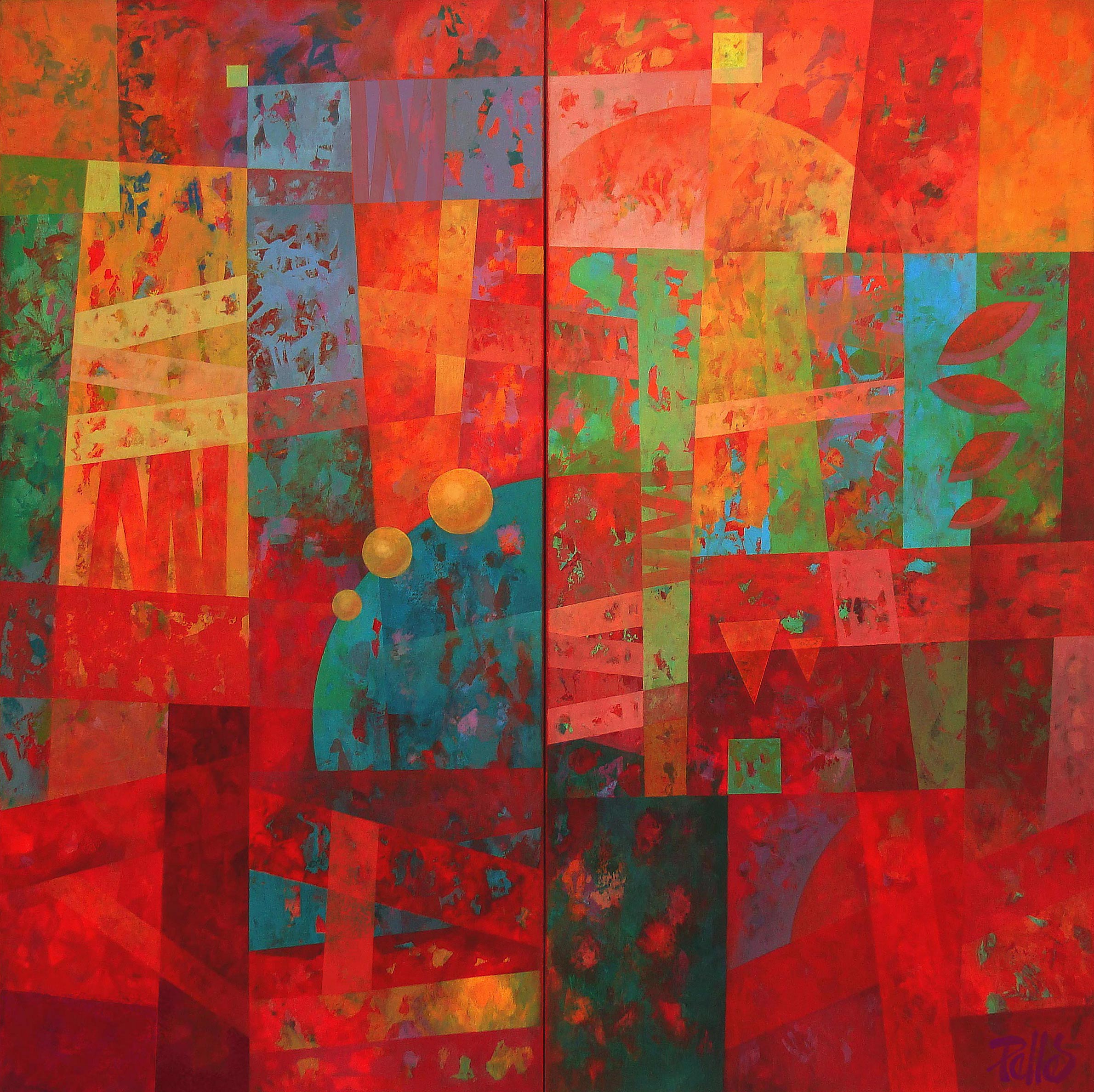 DAY AFTER DAY - DIPTYCH - BY ROBERT PELLES
