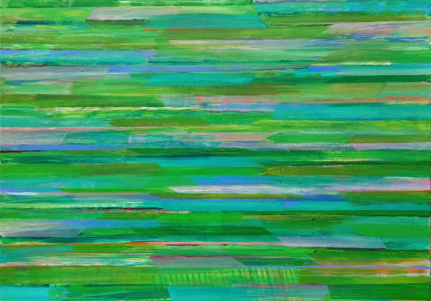 FLOW M8 (APRIL) ORIGINAL PAINTING - BY CSABA SZEGEDI