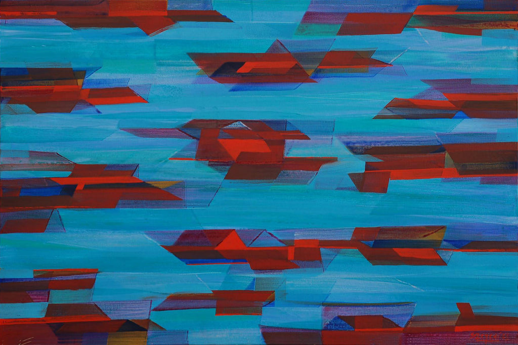 FLOW M13 (GOA) ORIGINAL PAINTING - BY CSABA SZEGEDI
