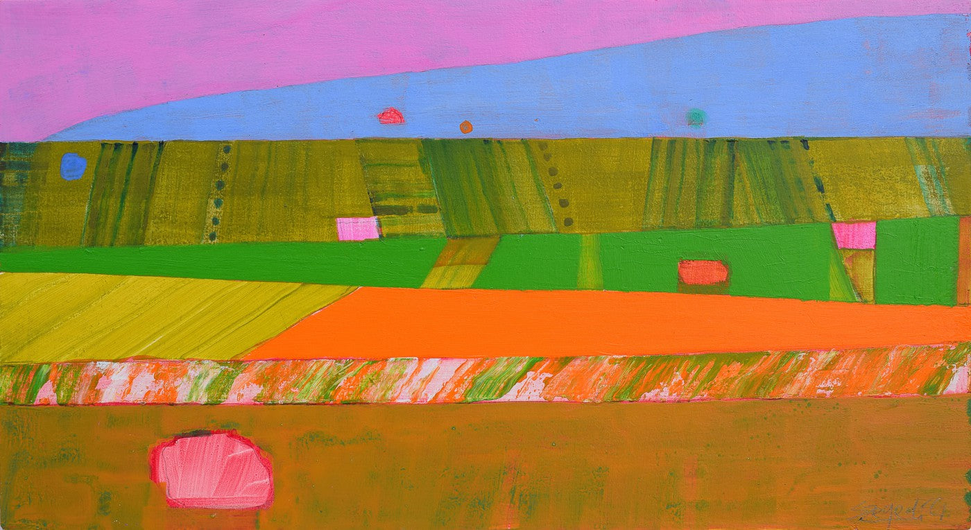 GOAT HILL # 1 ORIGINAL PAINTING - BY CSABA SZEGEDI
