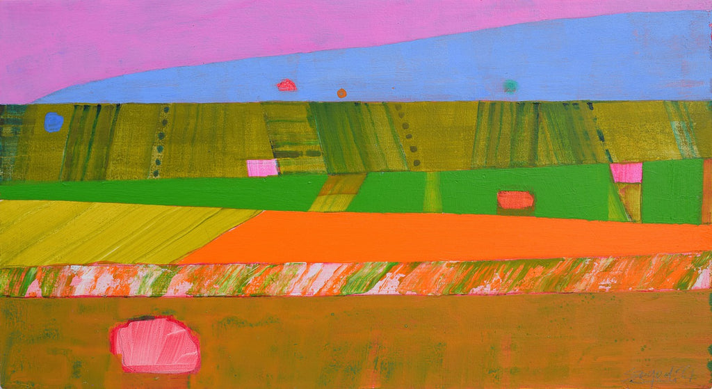 GOAT HILL # 1 ORIGINAL PAINTING - BY CSABA SZEGEDI