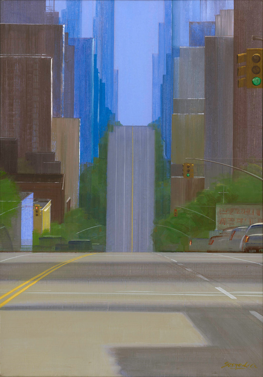 HARLEM ORIGINAL PAINTING - BY CSABA SZEGEDI