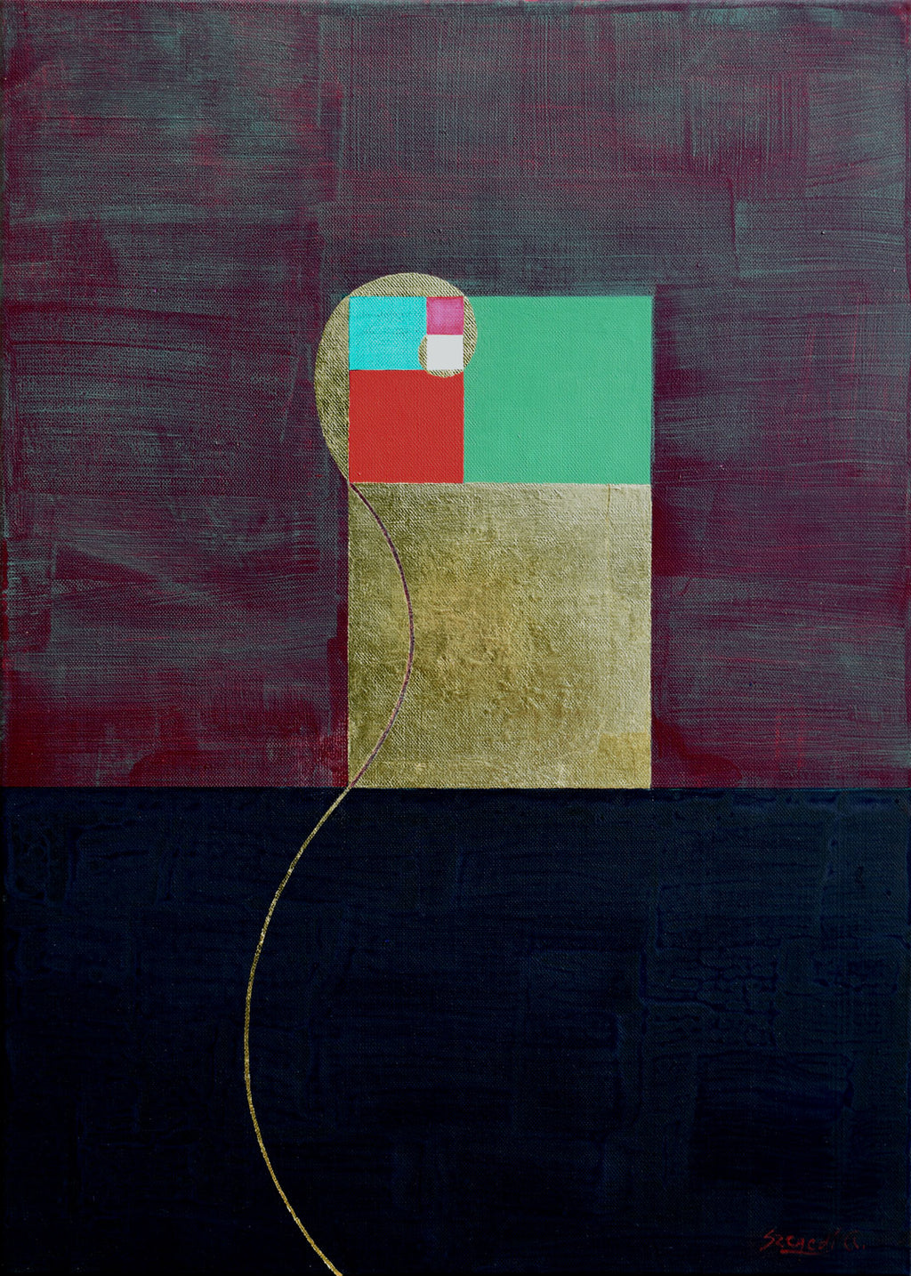 PROPORTIONAL ATTEMPT ORIGINAL PAINTING - BY CSABA SZEGEDI