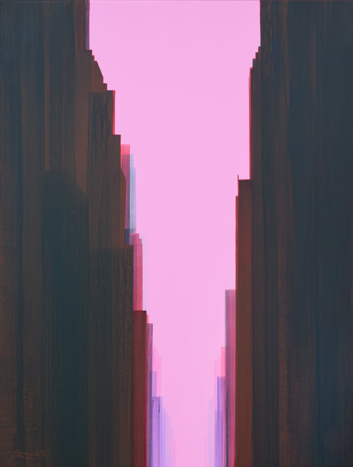 SUNRISE IN MANHATTAN (CITY GORGE) - BY CSABA SZEGEDI