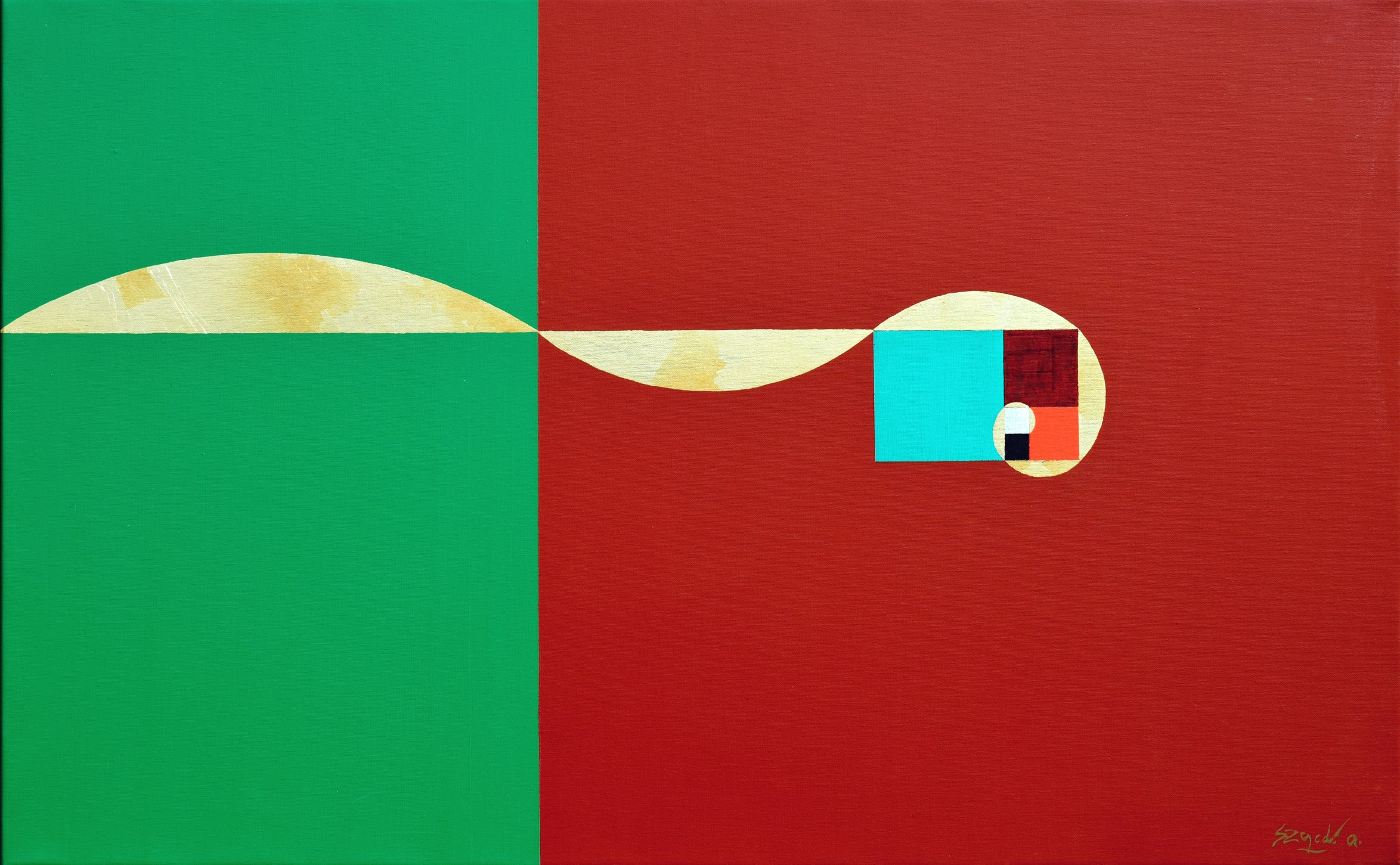 TRISMEGISTOS # I ORIGINAL PAINTING - BY CSABA SZEGEDI